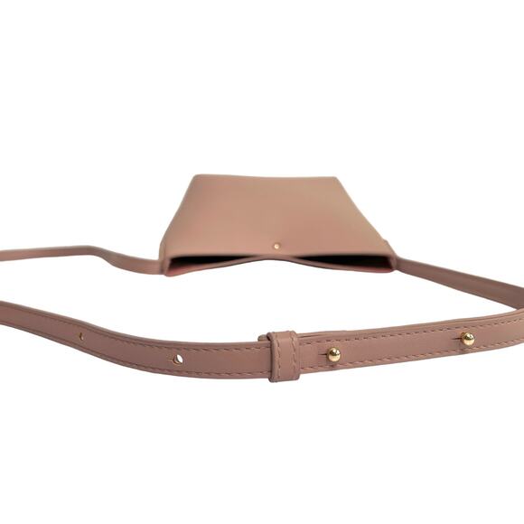 Anthropologie SAMARA Taupe Leather Crossbody Bag - Picture 5 of 8